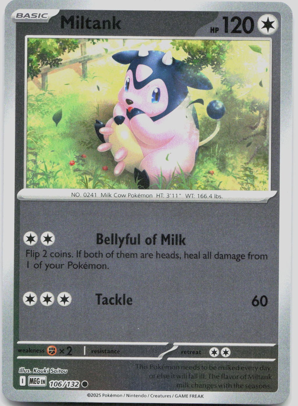 Miltank 106/132 Mega Evolution