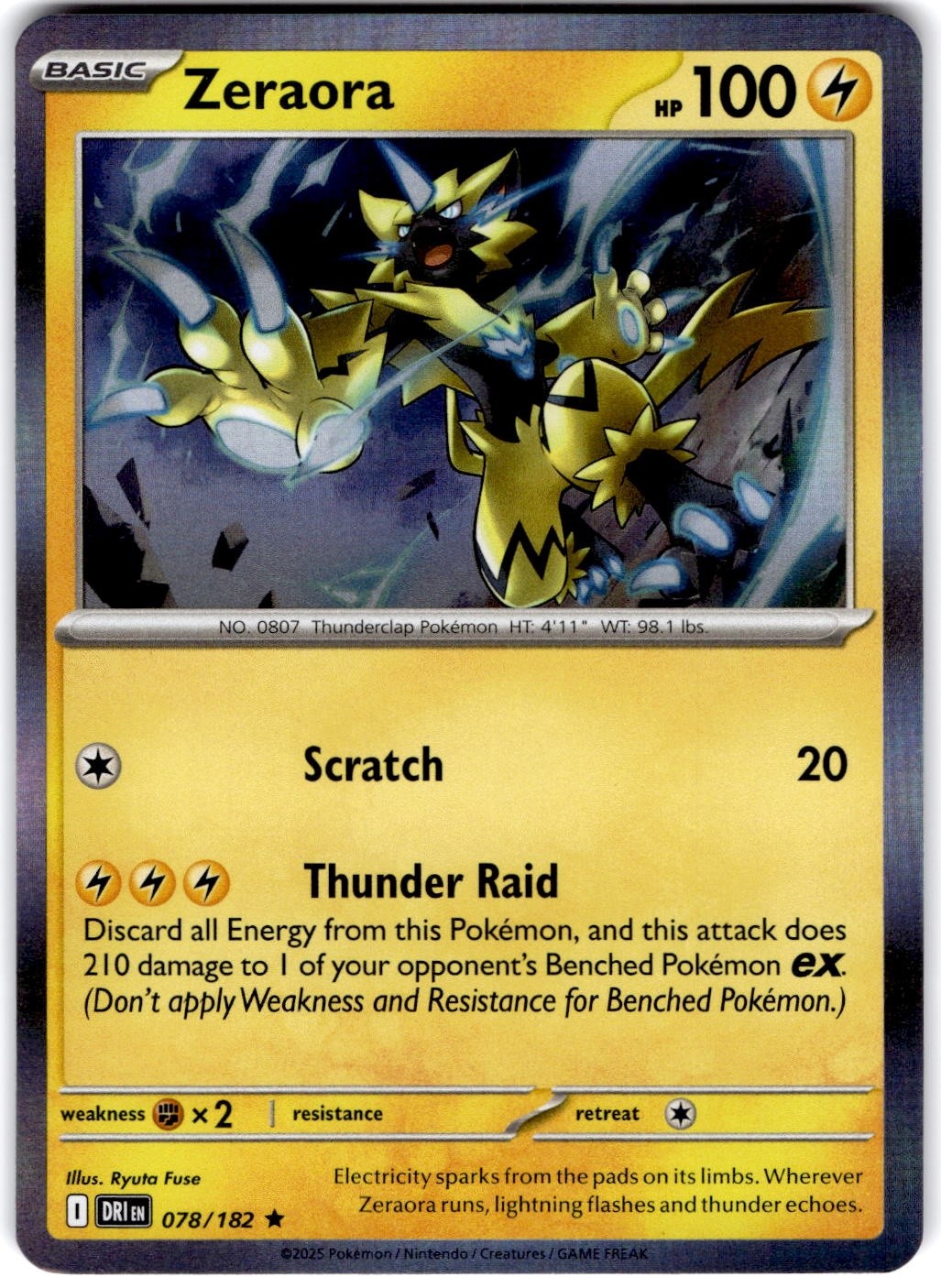 Zeraora 78/182 Destined Rivals