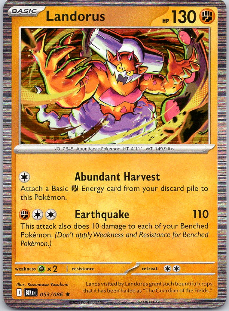 Landorus 53/86 Black Bolt
