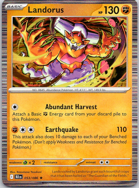 Landorus 53/86 Black Bolt