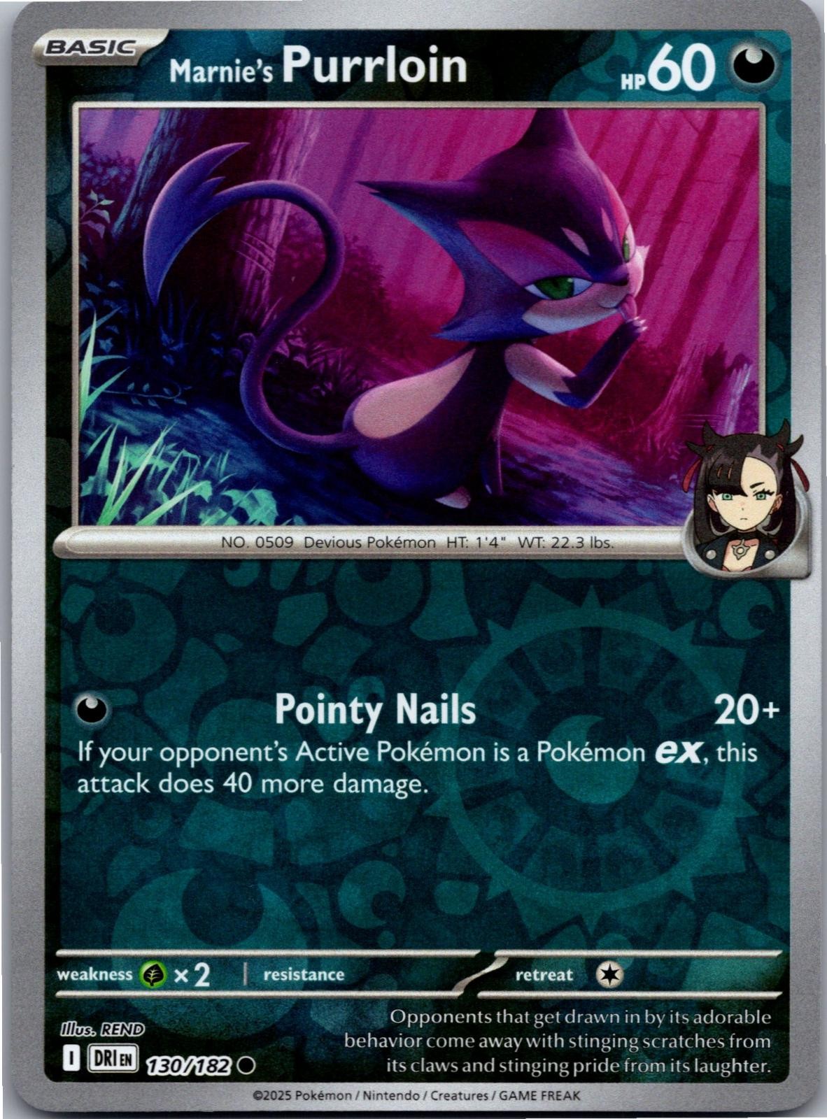 Marnie's Purrloin 130/182 Destined Rivals
