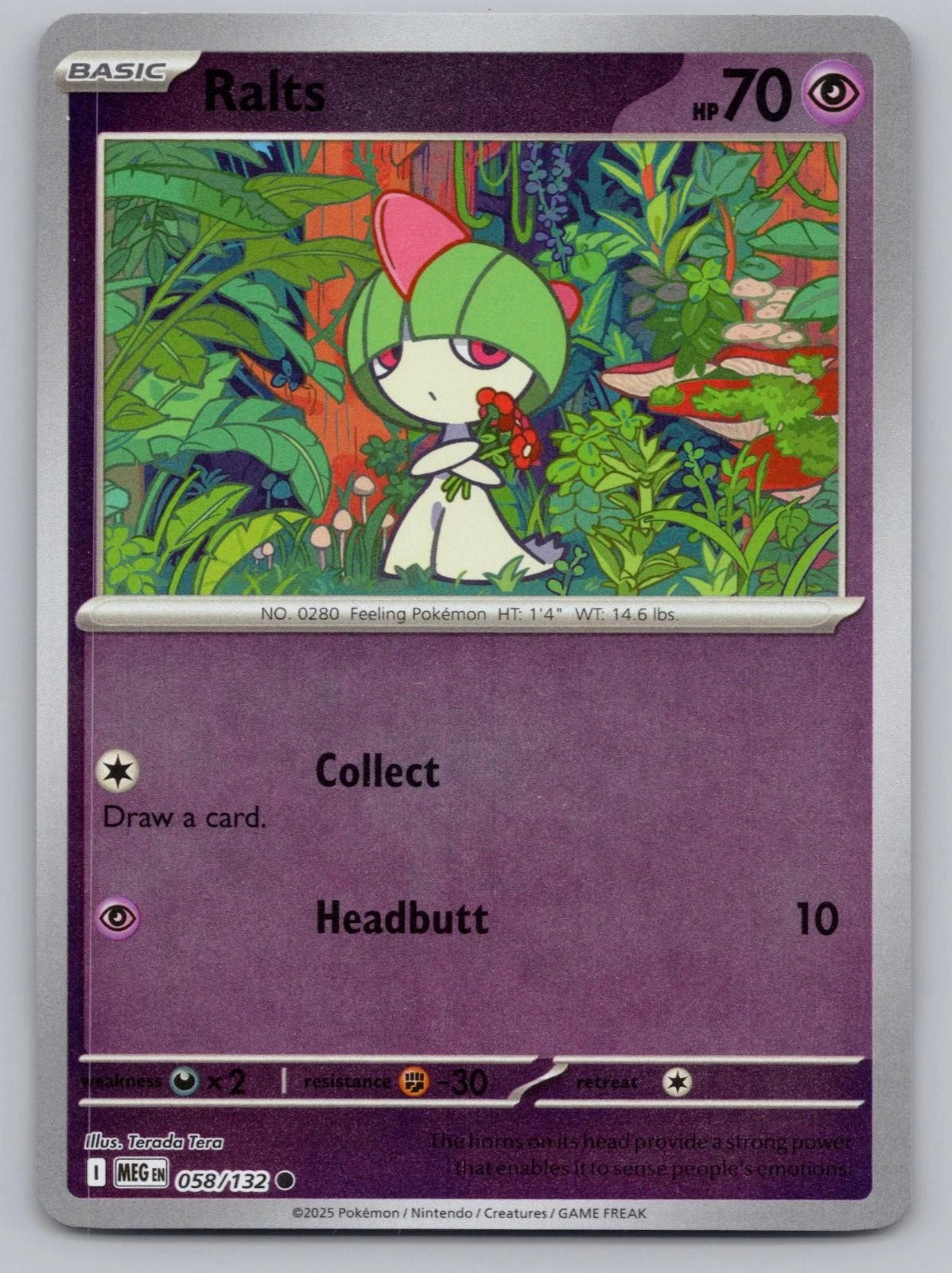 Ralts 58/132 Mega Evolution