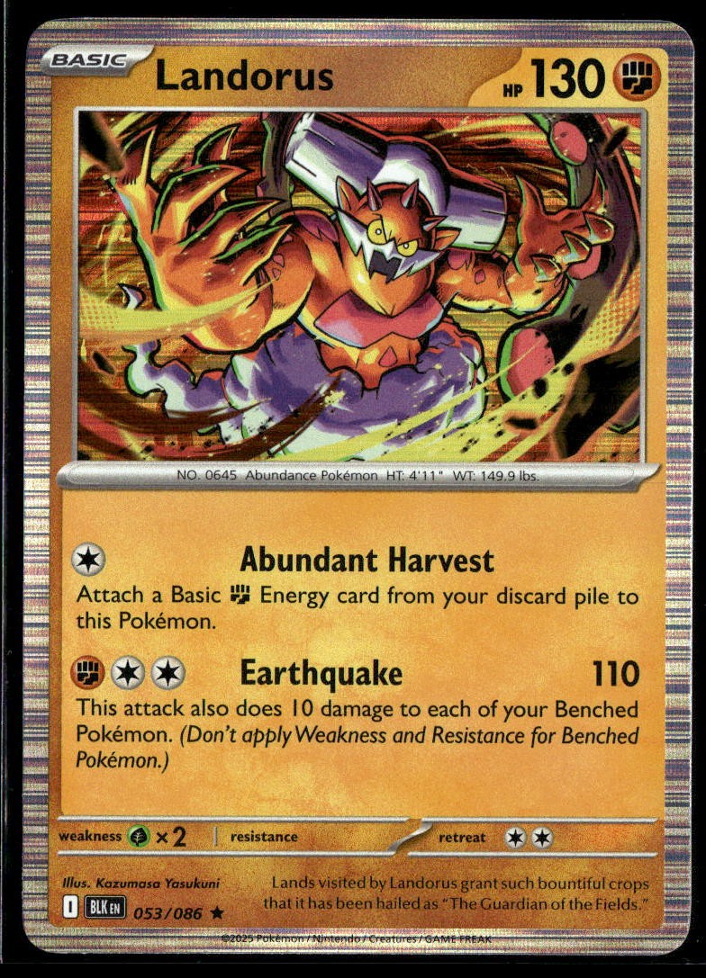 Landorus 53/86 Black Bolt