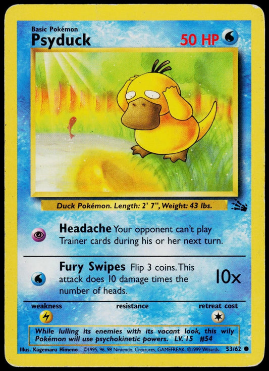 Psyduck 53/62 Fossil
