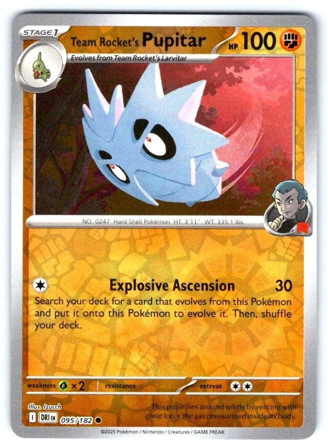 Team Rocket's Pupitar 95/182 Destined Rivals