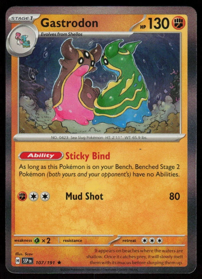 Gastrodon 107/191 Surging Sparks