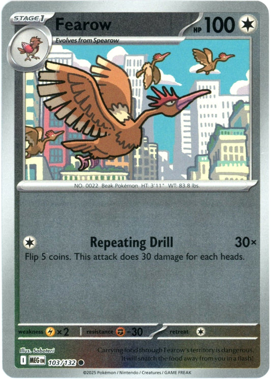 Fearow 103/132 Mega Evolution