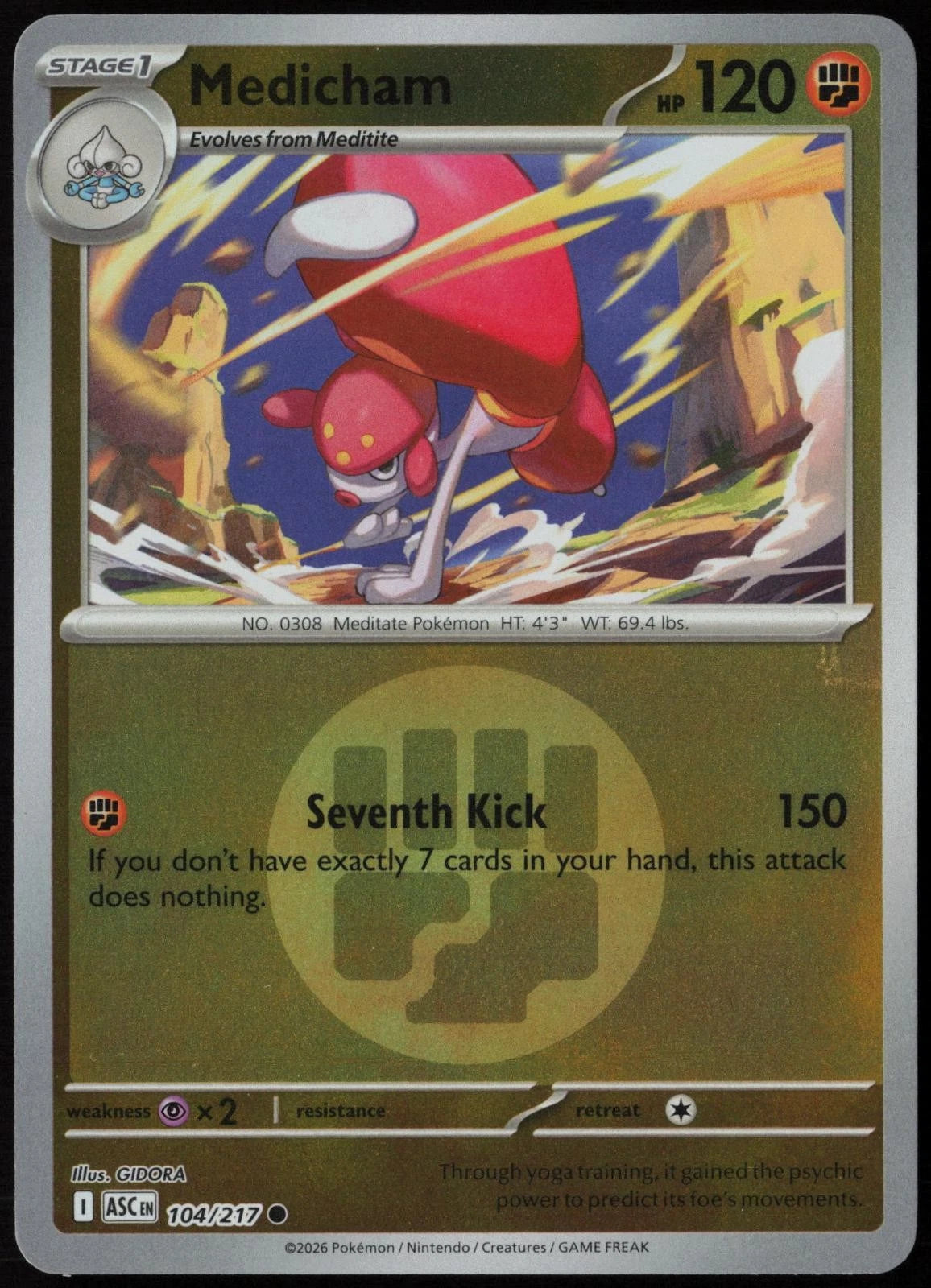 Medicham 104/217 Ascended Heroes