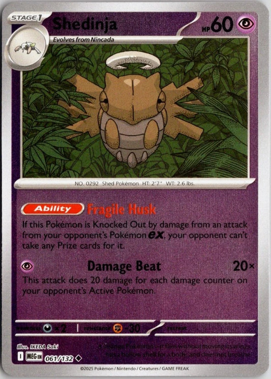 Shedinja 61/132 Mega Evolution