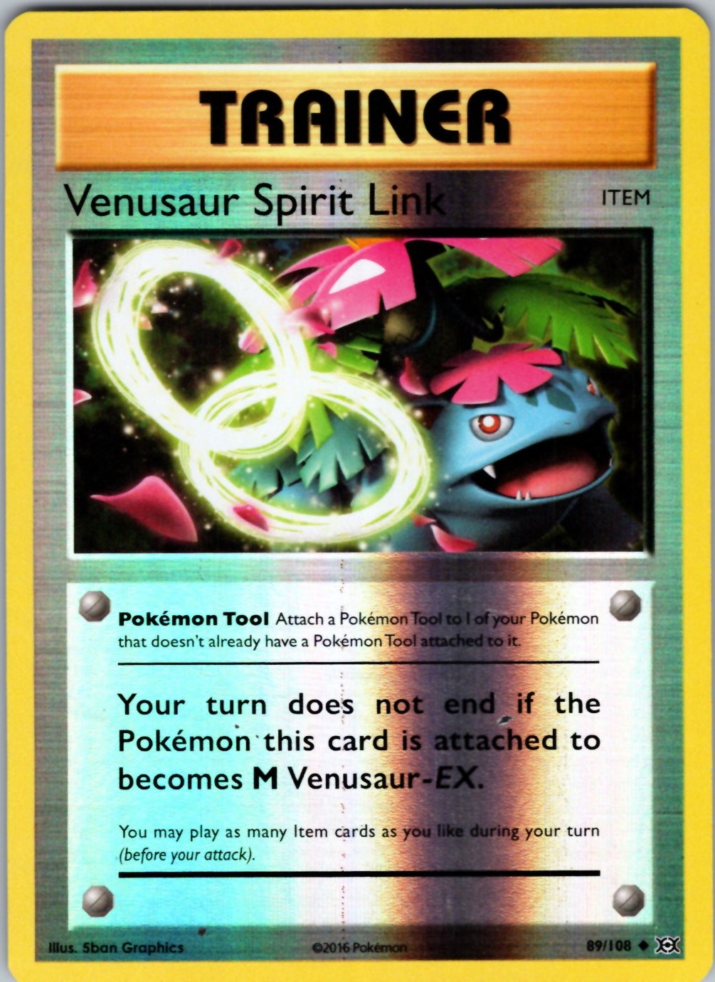 Venusaur Spirit Link 89/108 Evolutions