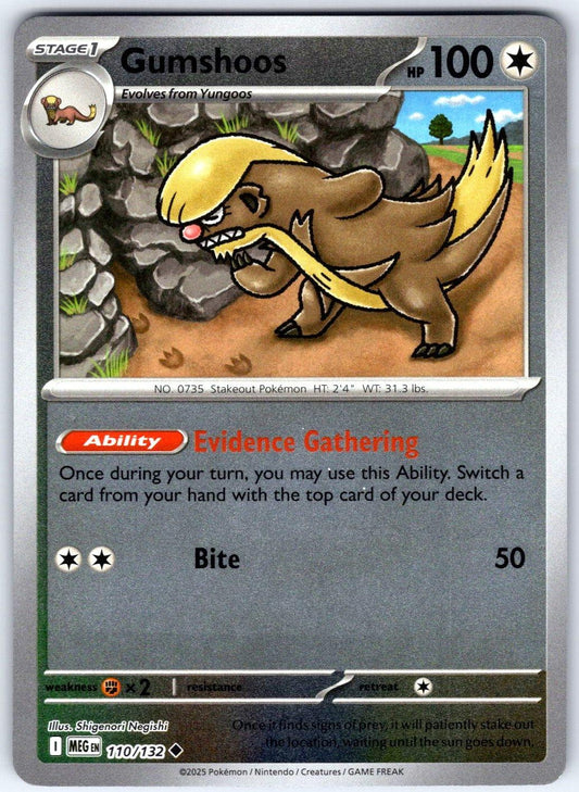 Gumshoos 110/132 Mega Evolution