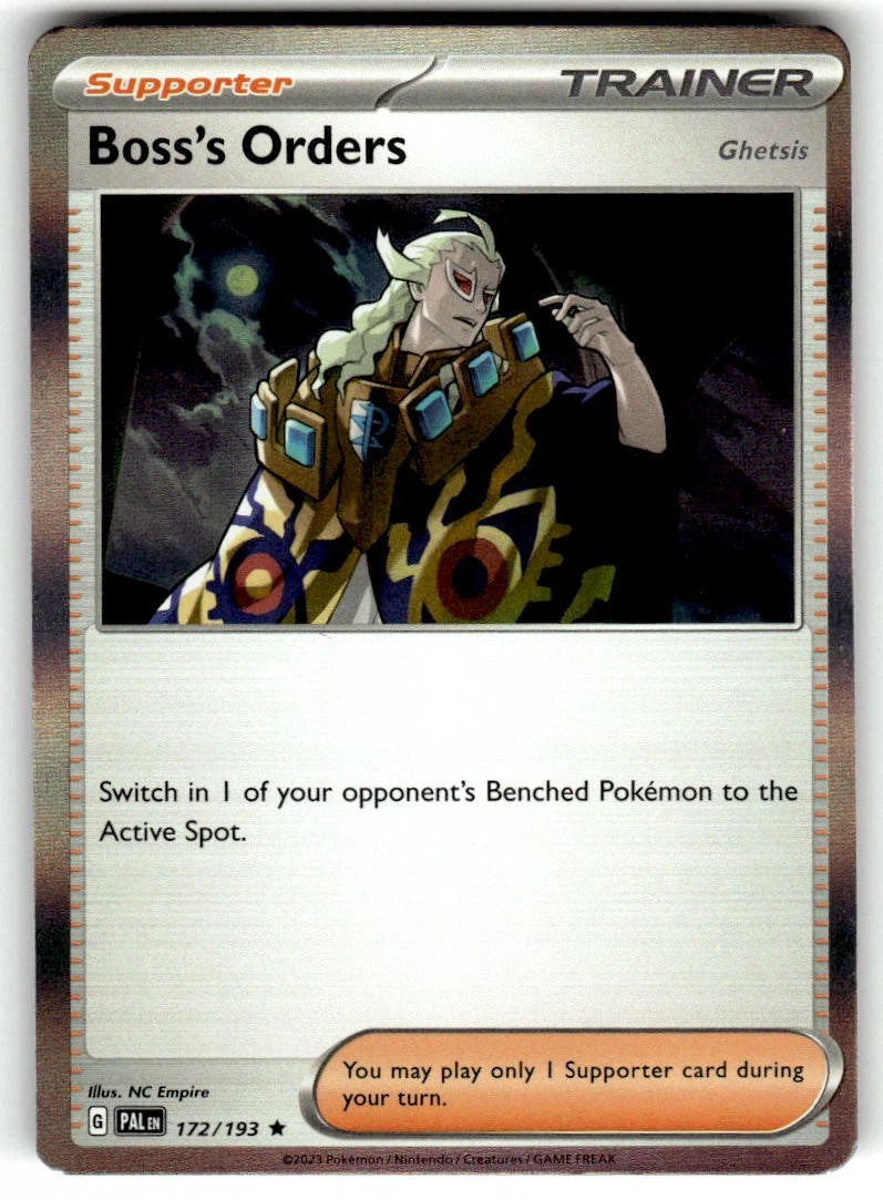 Boss's Orders (Ghetsis) 172/193 Paldea Evolved