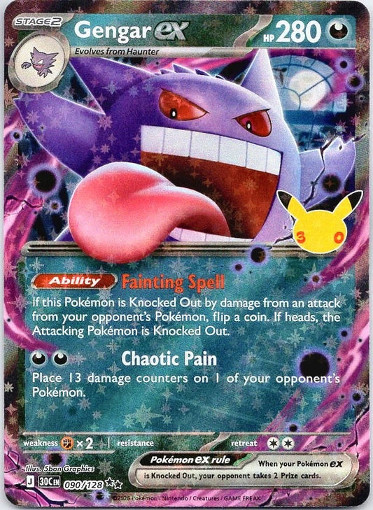 Gengar ex 90/128 30th Celebration
