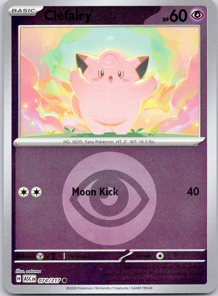 Clefairy 74/217 Ascended Heroes