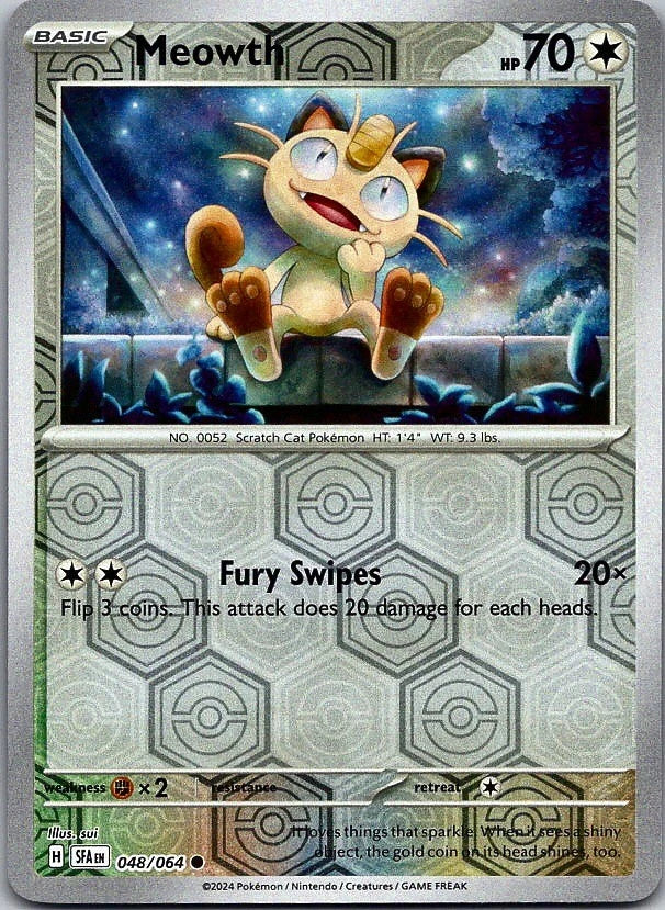 Meowth 48/64 Shrouded Fable