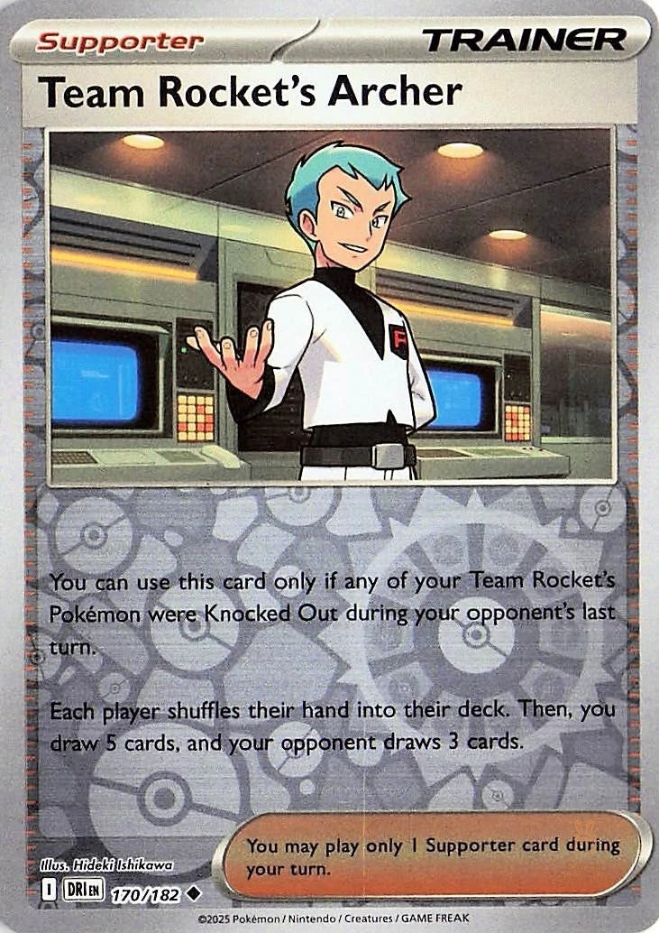 Team Rocket's Archer 170/182 Destined Rivals
