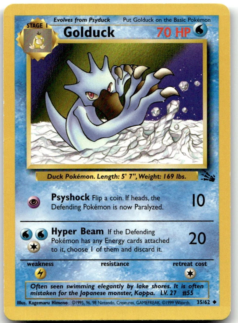 Golduck 35/62 Fossil