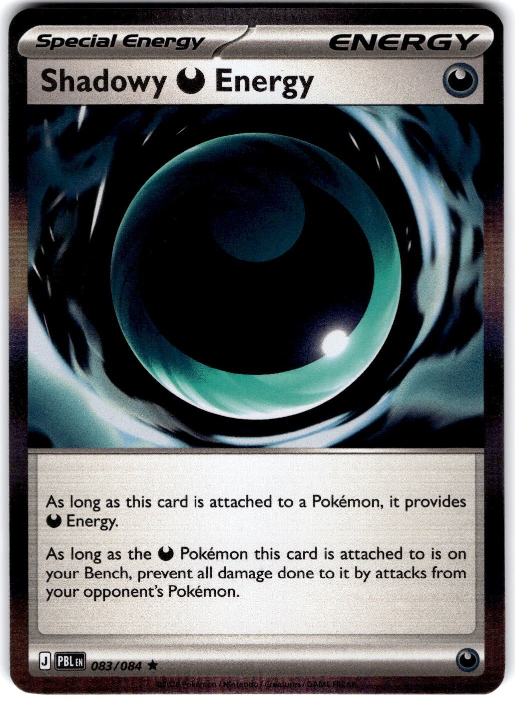 Shadowy Darkness Energy 83/84 Pitch Black