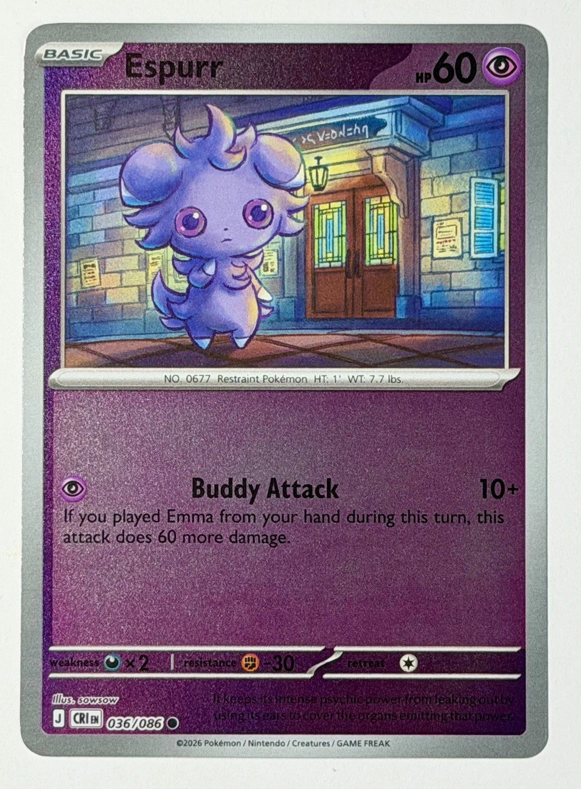 Espurr 36/86 Chaos Rising