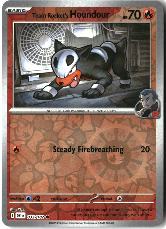 Team Rocket's Houndour 37/182 Destined Rivals