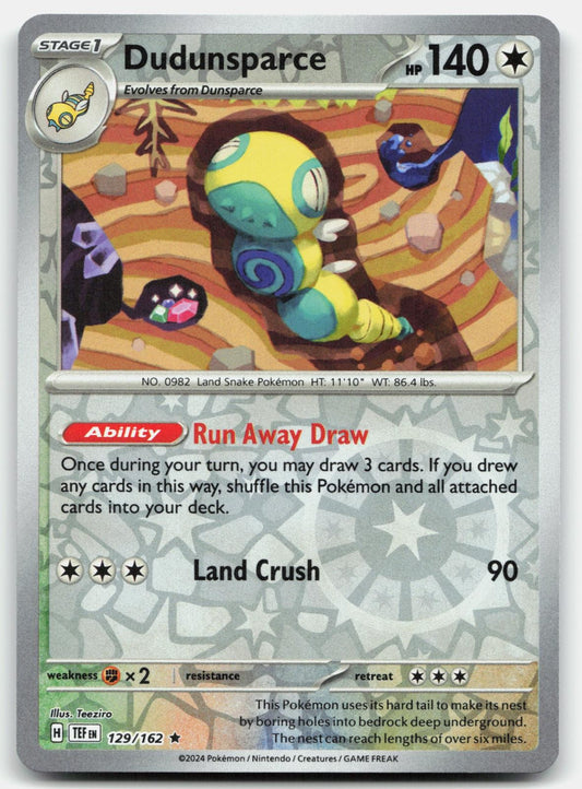 Dudunsparce 129/162 Temporal Forces