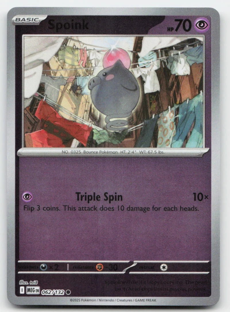 Spoink 62/132 Mega Evolution
