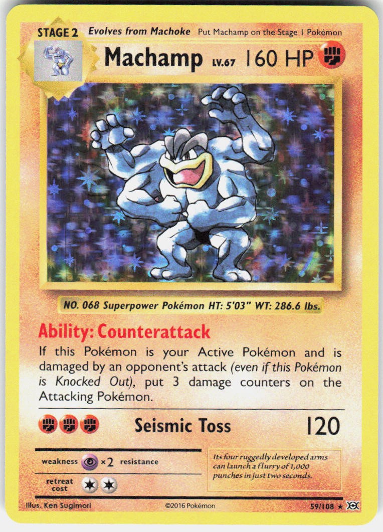 Machamp 59/108 Evolutions