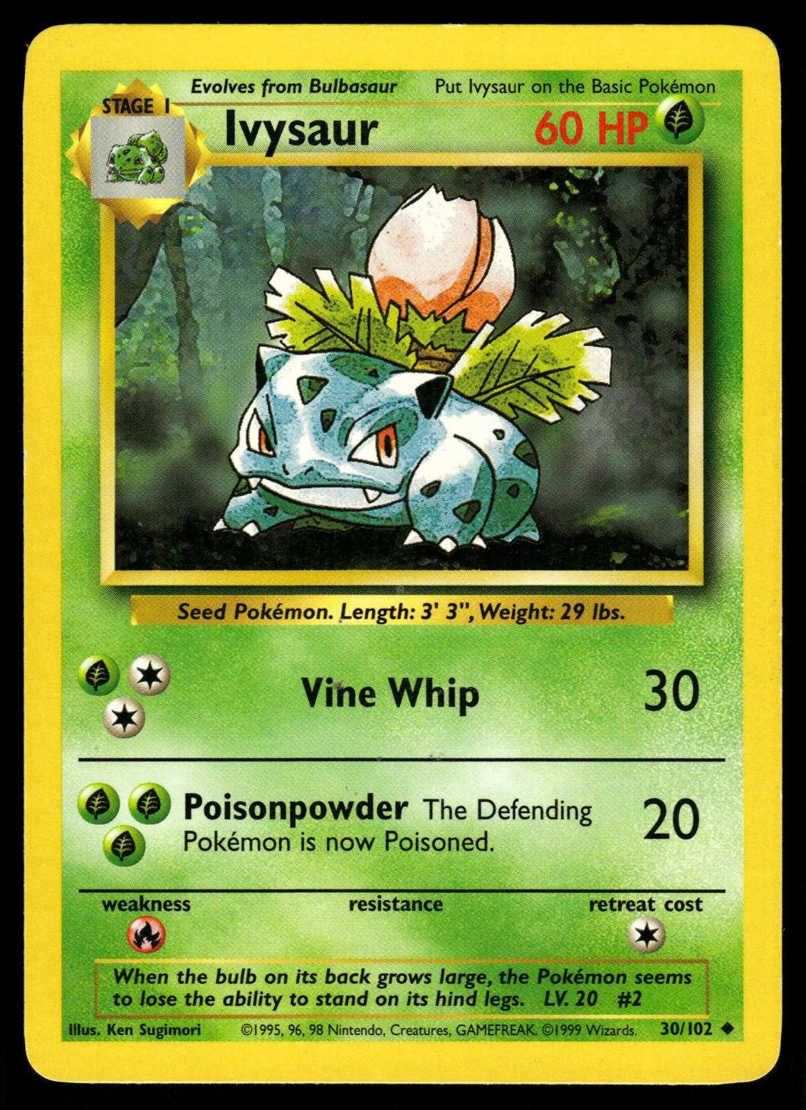 Ivysaur 30/102 Base