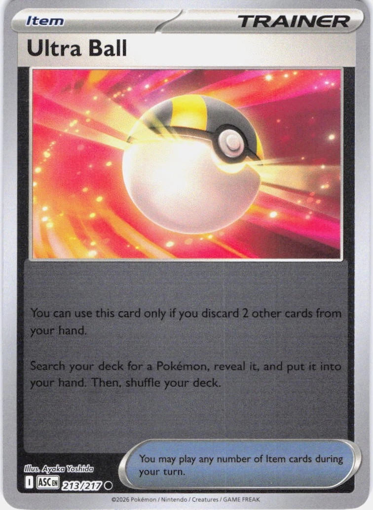 Ultra Ball 213/217 Ascended Heroes
