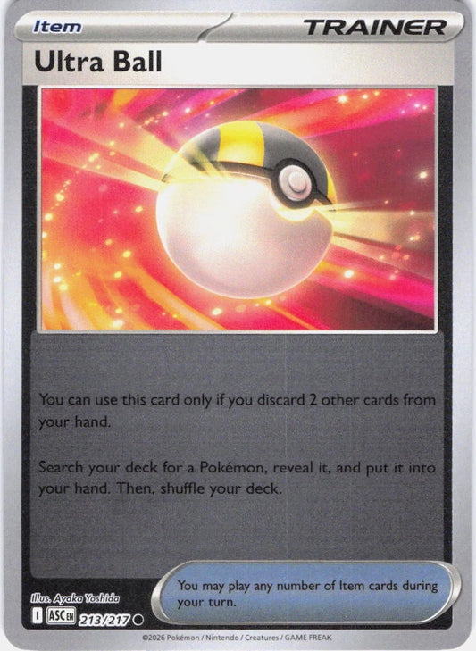 Ultra Ball 213/217 Ascended Heroes