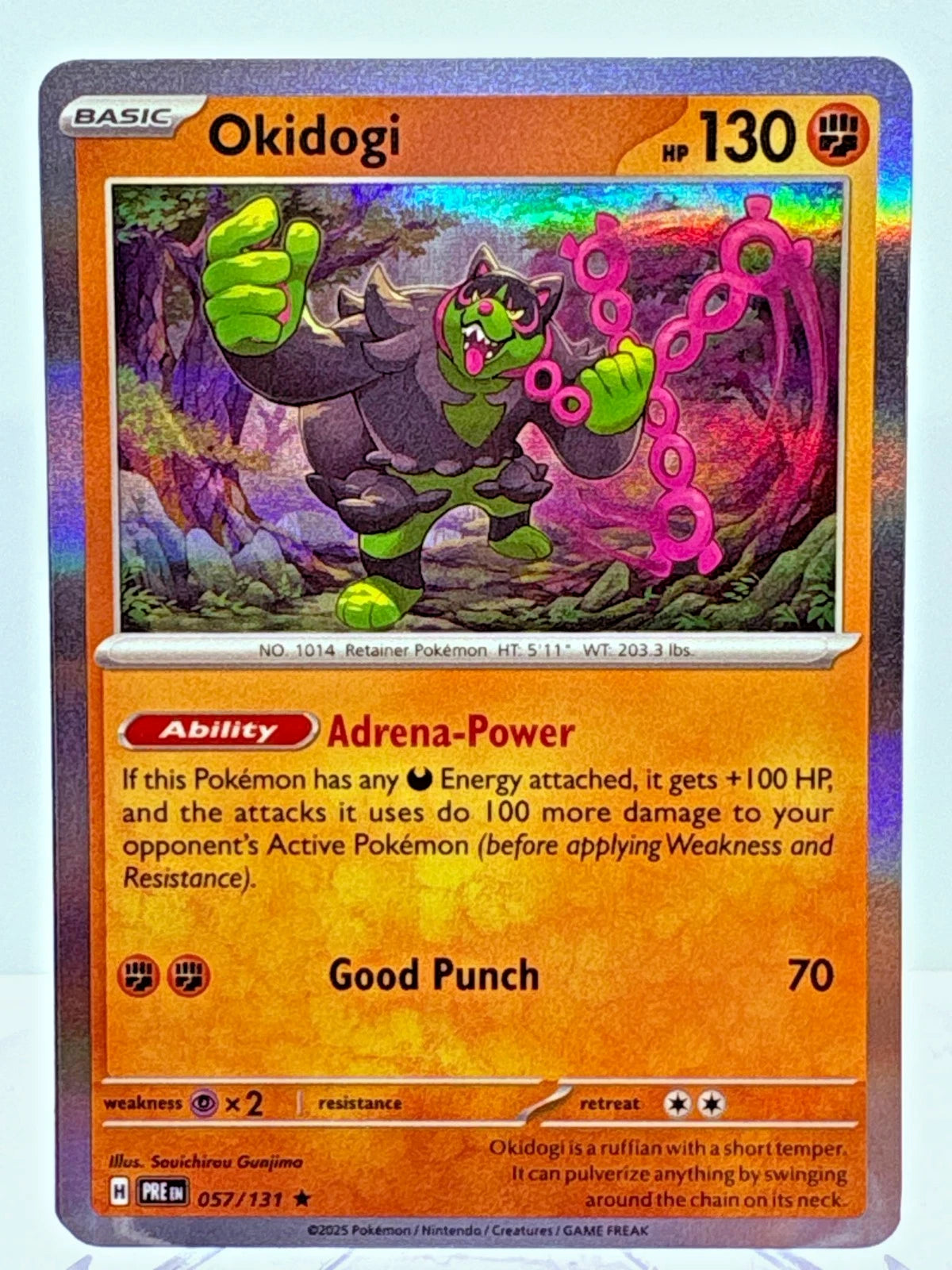 Okidogi 57/131 Prismatic Evolutions