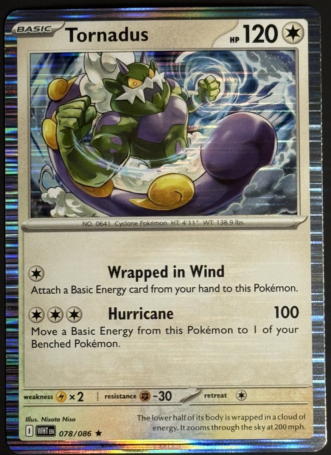 Tornadus 78/86 White Flare
