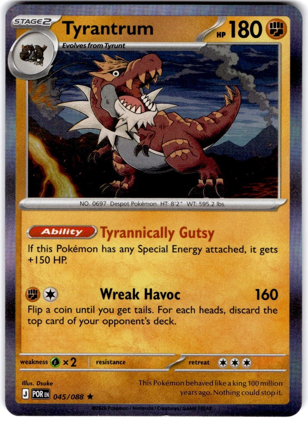 Tyrantrum 45/88 Perfect Order