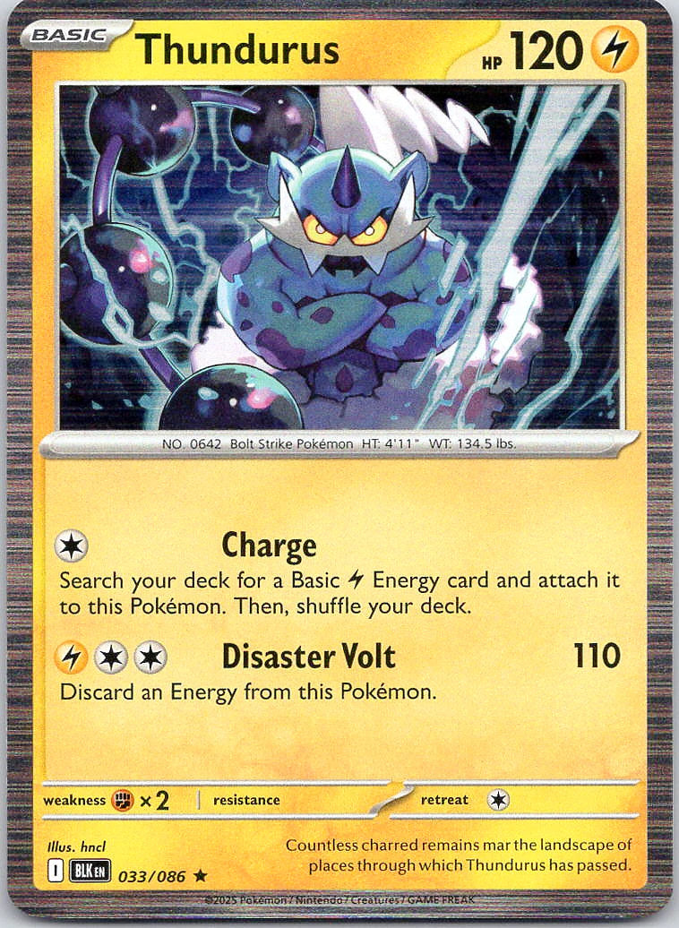 Thundurus 33/86 Black Bolt