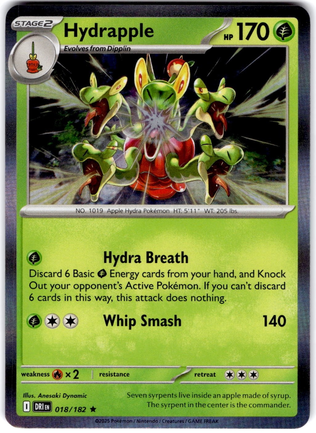 Hydrapple 18/182 Destined Rivals