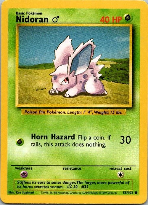 Nidoran ♂ 55/102 Base