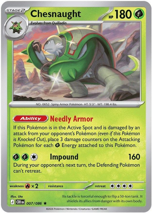 Chesnaught 7/86 Chaos Rising