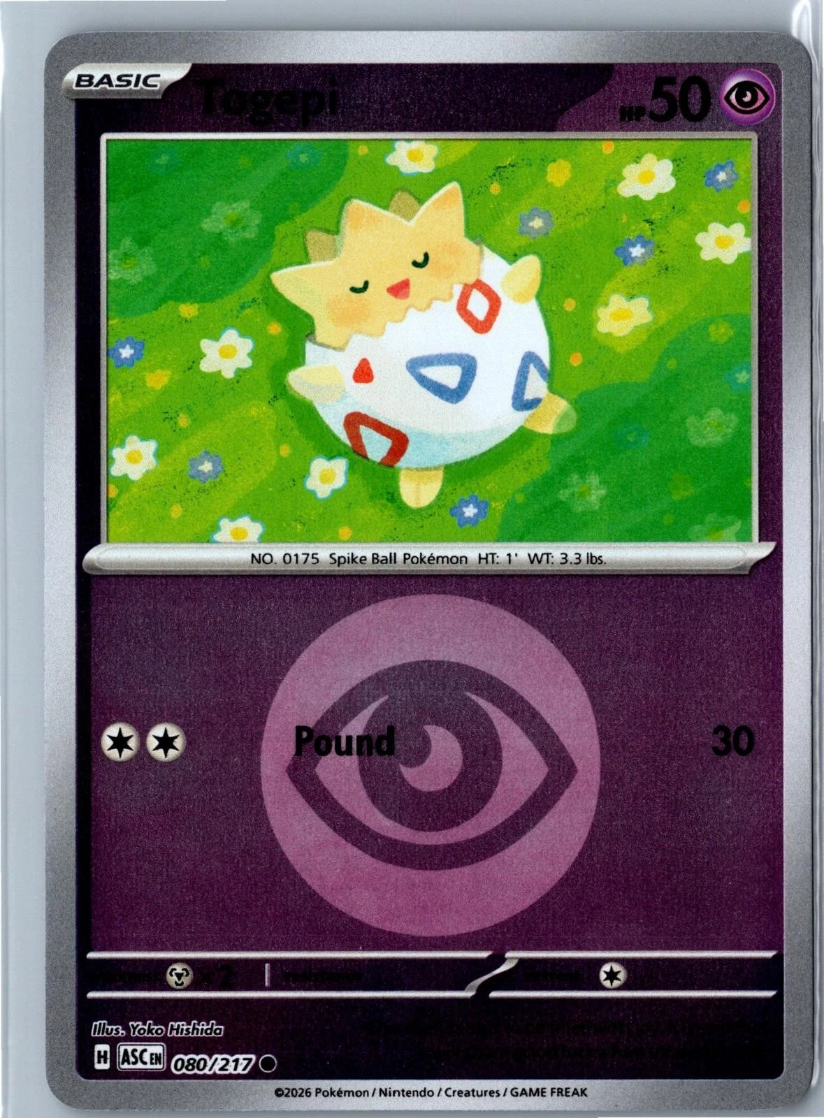 Togepi 80/217 Ascended Heroes