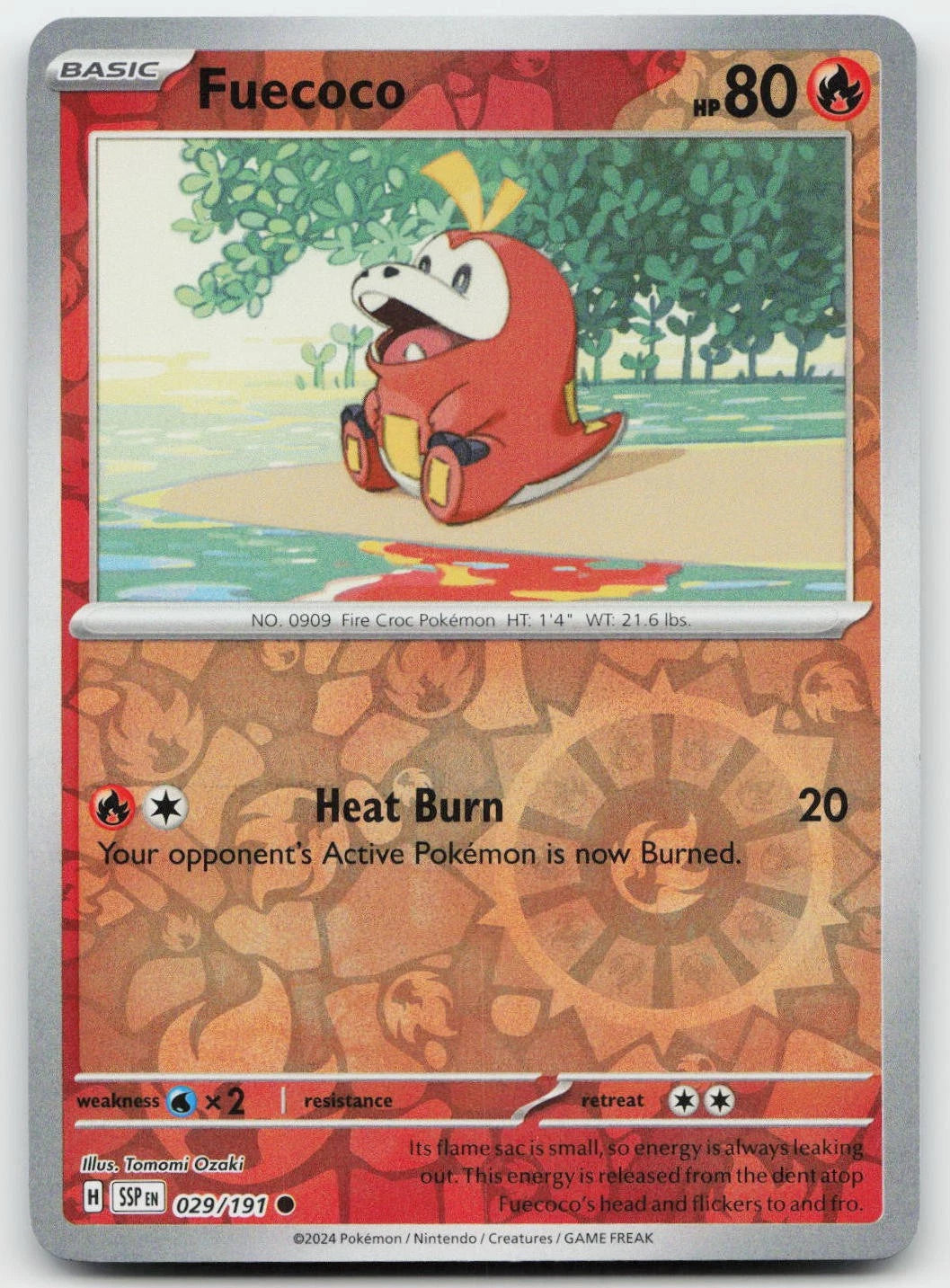Fuecoco 29/191 Surging Sparks