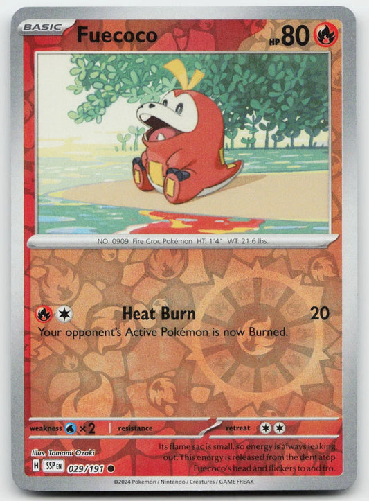 Fuecoco 29/191 Surging Sparks