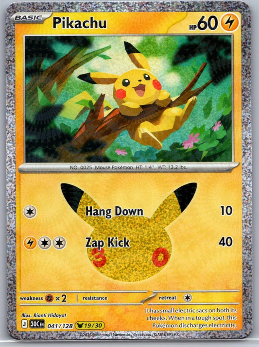 Pikachu 41/128 30th Celebration