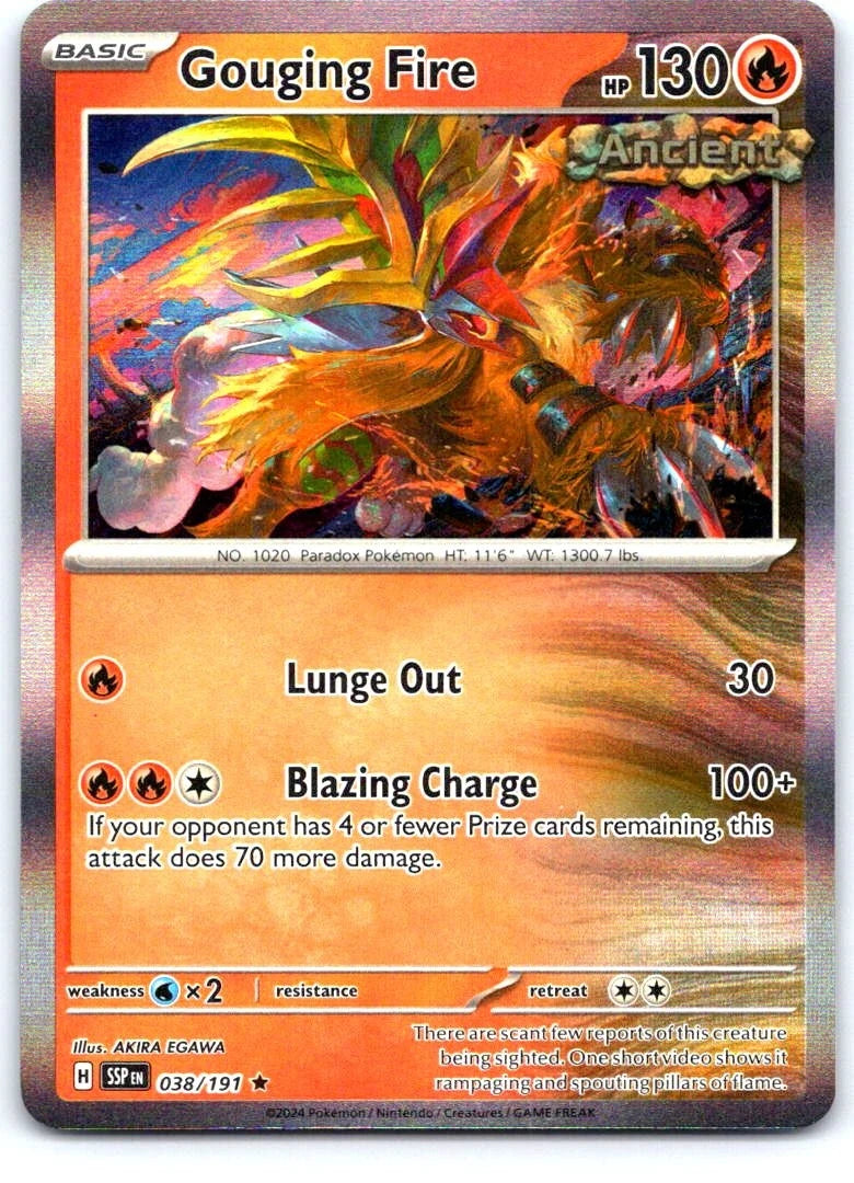 Gouging Fire 38/191 Surging Sparks