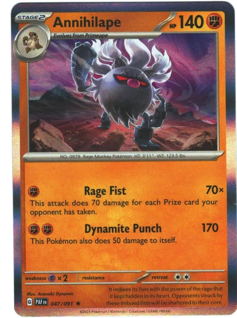 Annihilape 47/91 Paldean Fates