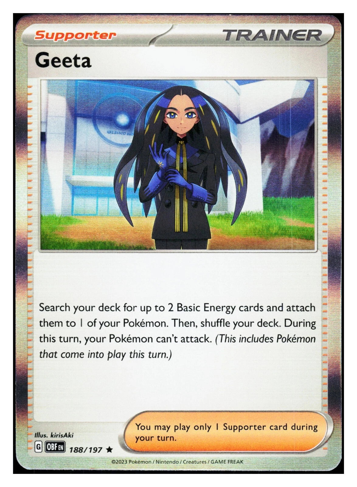 Geeta 188/197 Obsidian Flames
