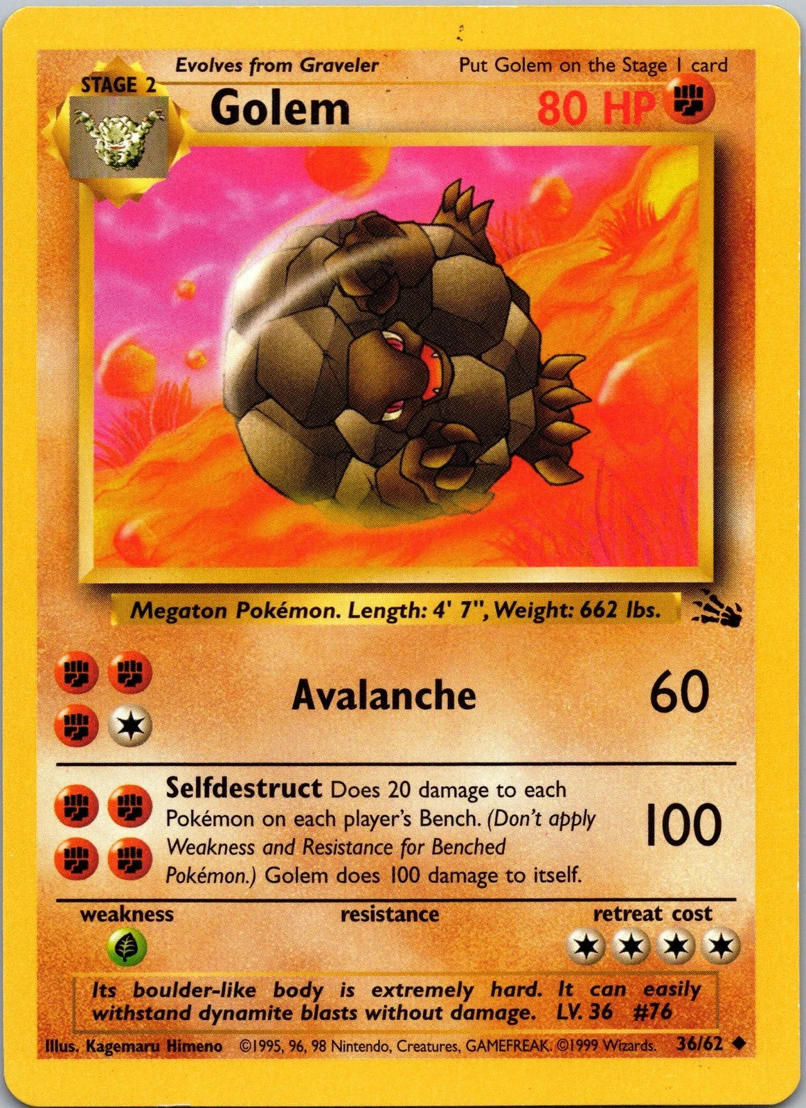 Golem 36/62 Fossil