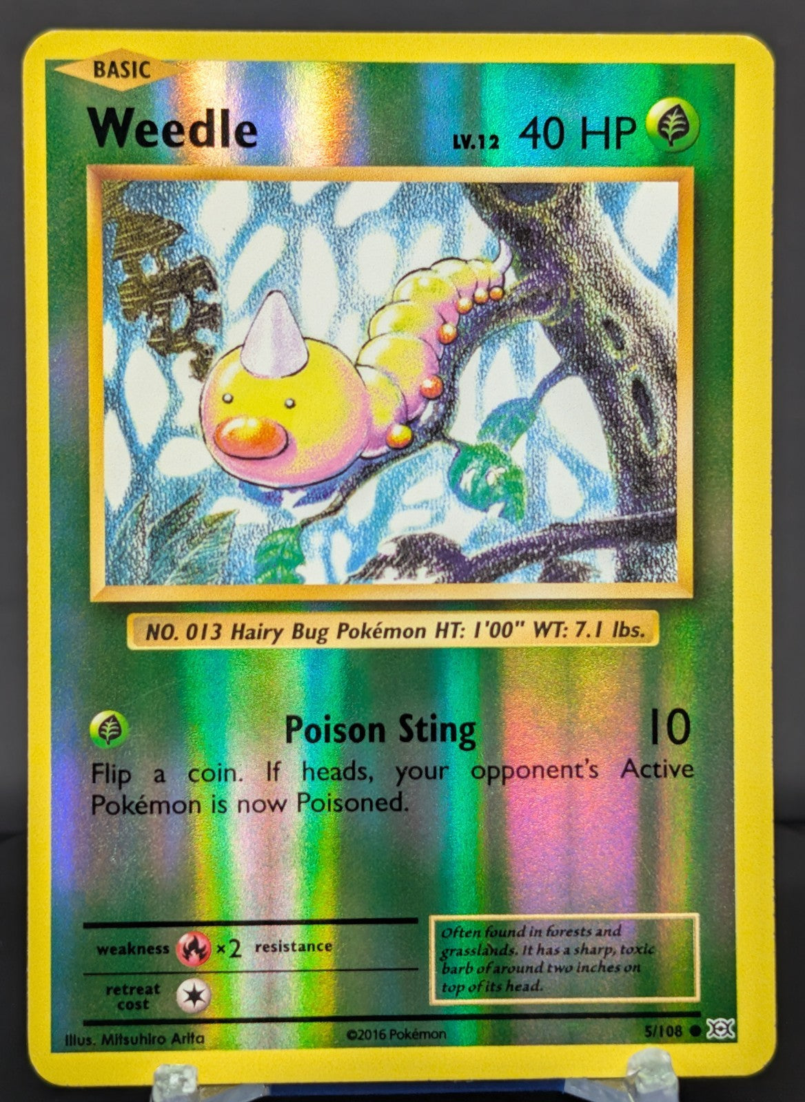 Weedle 5/108 Evolutions