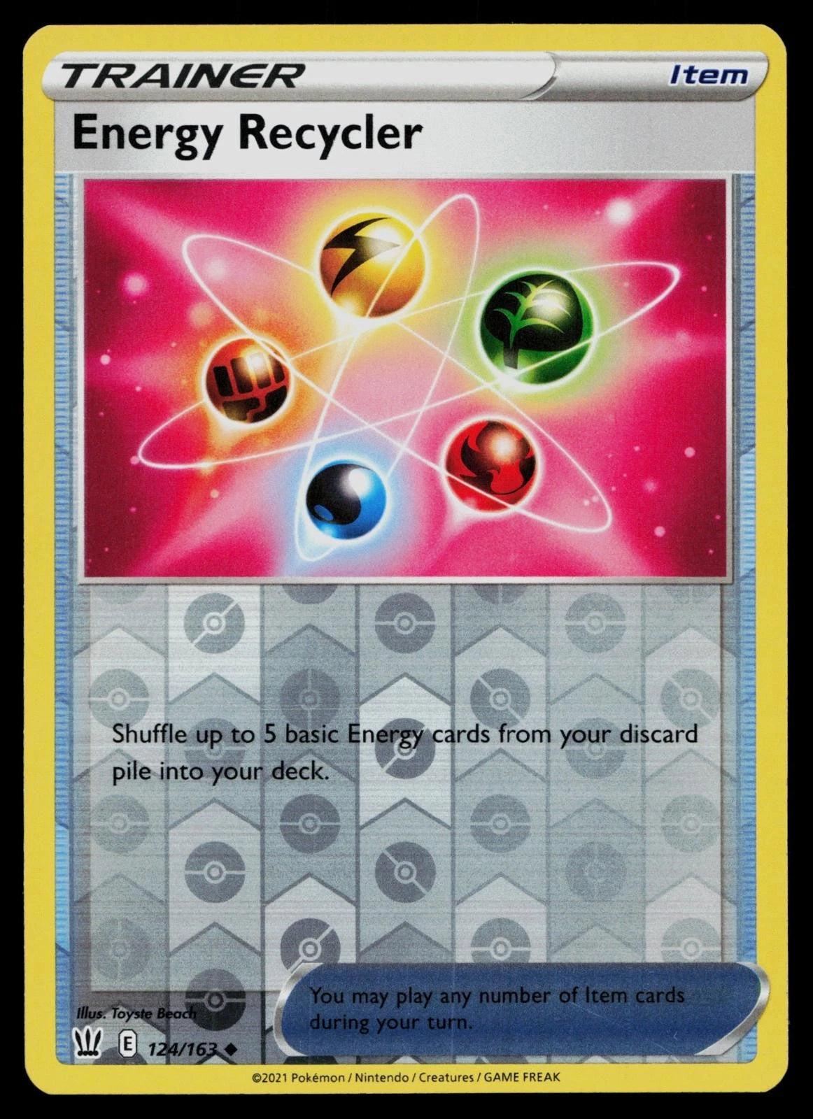 Energy Recycler 124/163 Battle Styles