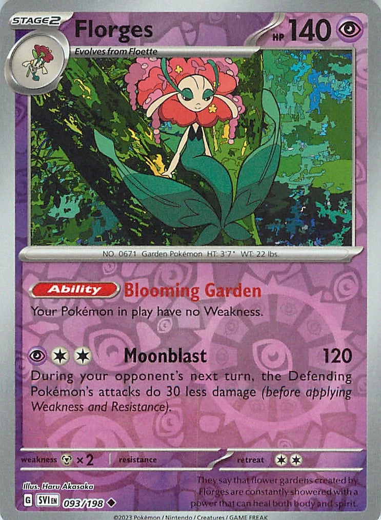 Florges 93/198 Scarlet & Violet