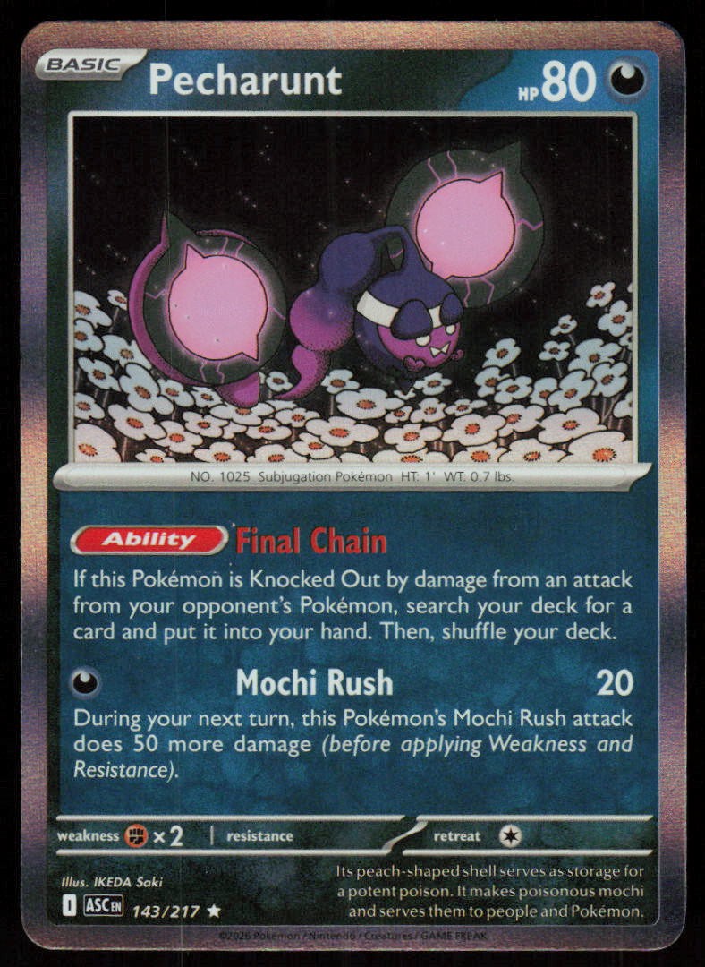 Pecharunt 143/217 Ascended Heroes