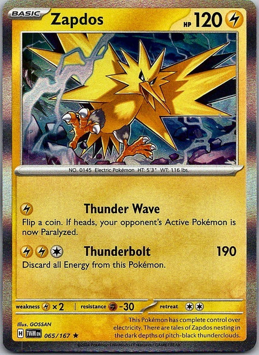 Zapdos 65/167 Twilight Masquerade